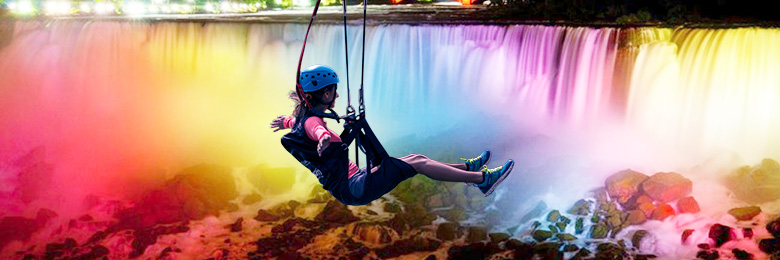 Zipline To The Falls Wildplay Niagara Falls Ontario Canada